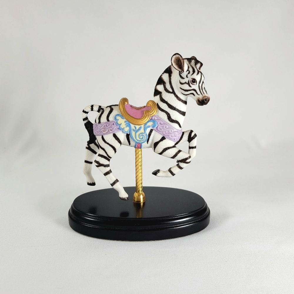 Lenox Baby Zebra Carousel Babies Collection Limited Edition Mini Figurine 1995